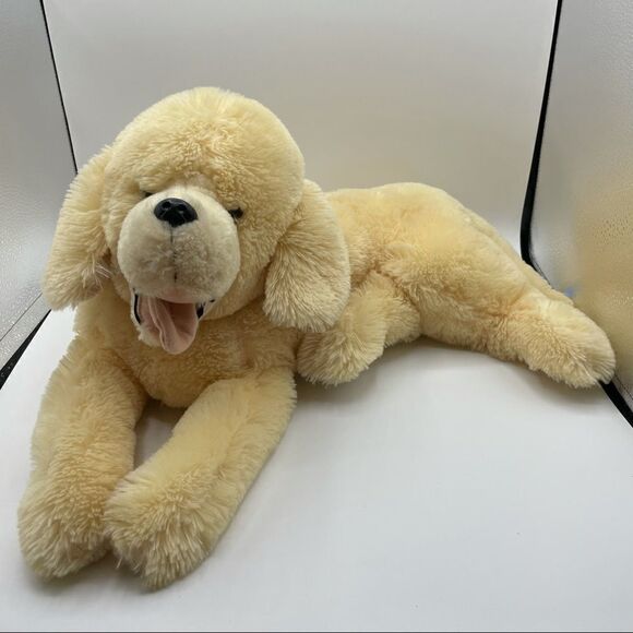 Vintage Dan Dee Labrador Stuffed Animal Dog Toy - Picture 1 of 4